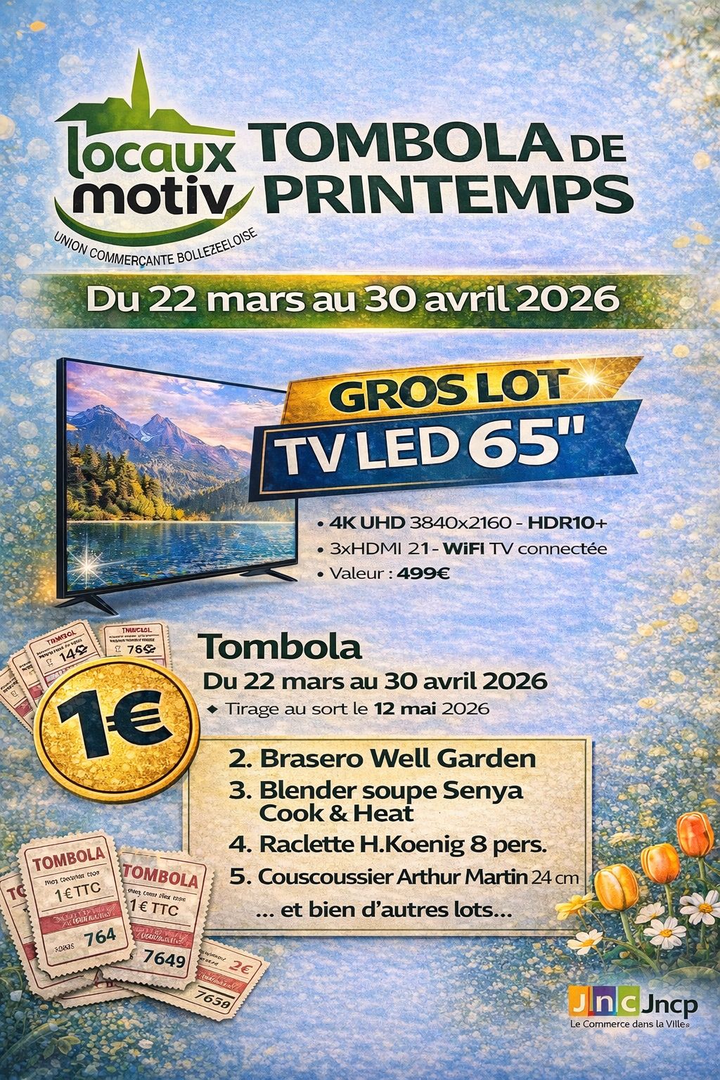Tombola de printemps 