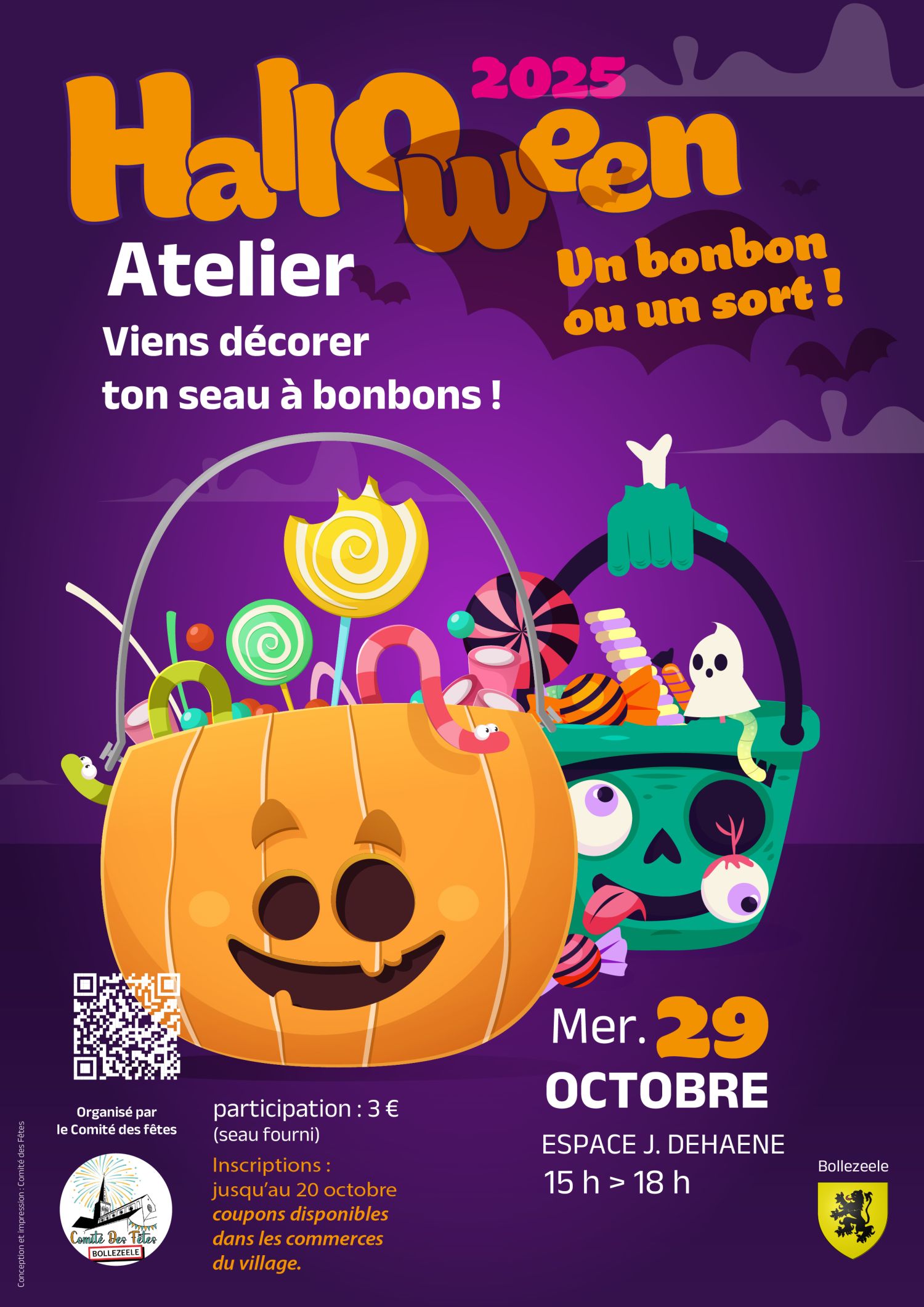 Atelier Halloween 29 octobre 15h 