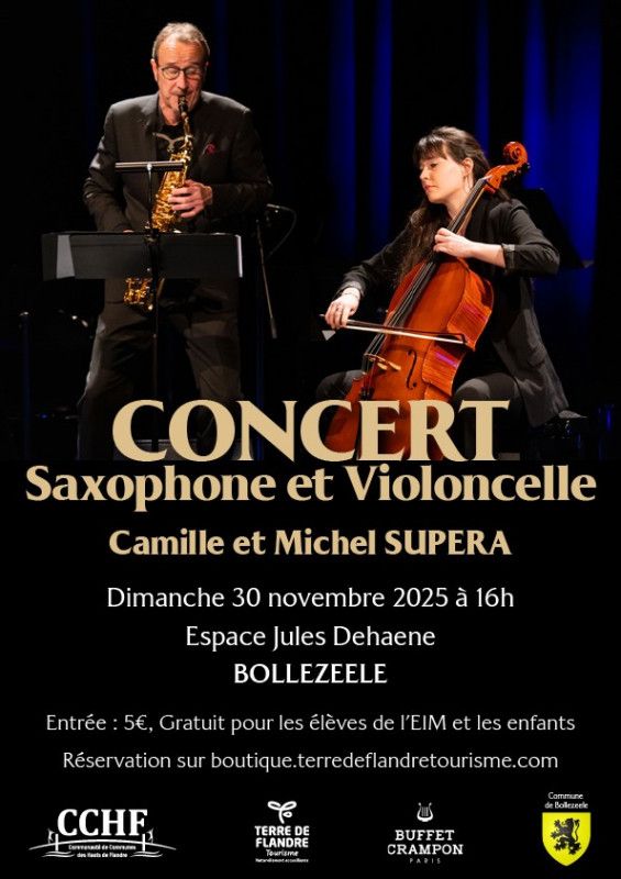 Concert exceptionnel Saxophone et Violoncelle  