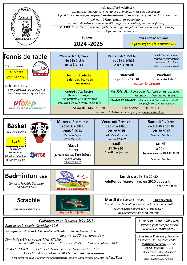 CASC 2024 / 2025 