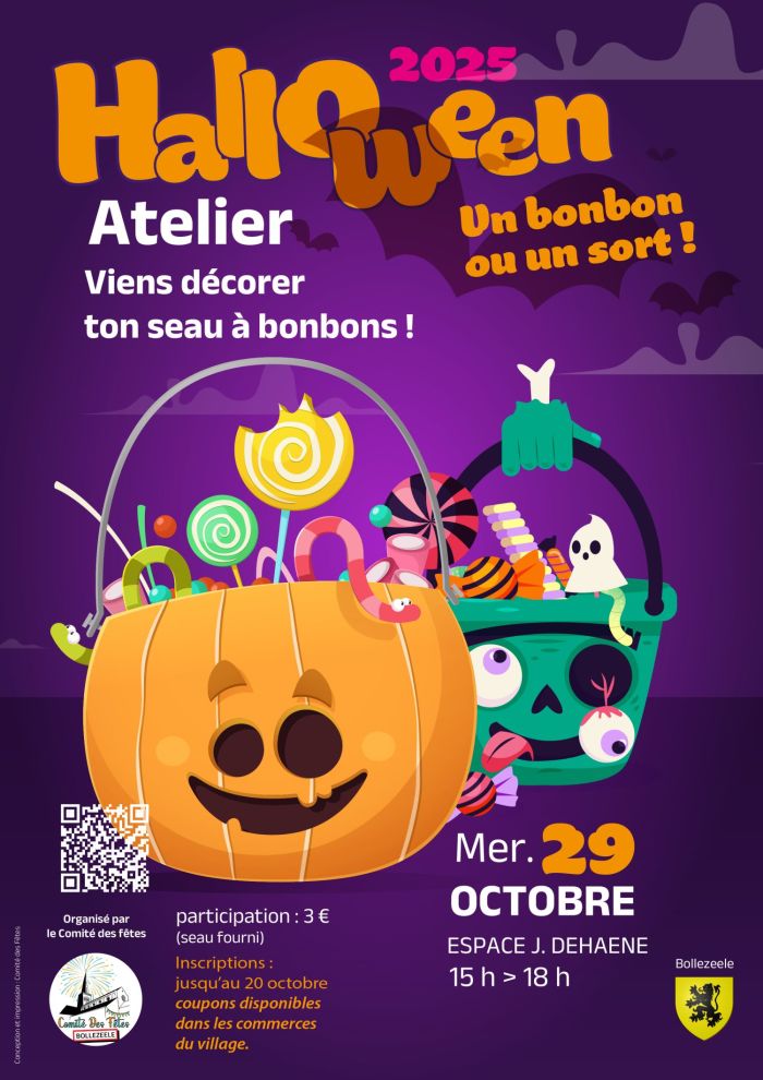 Atelier Halloween 29 octobre 15h