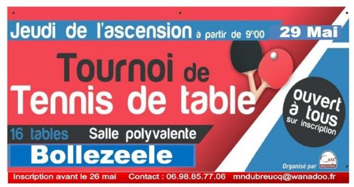 Tournoi de Tennis de Table
