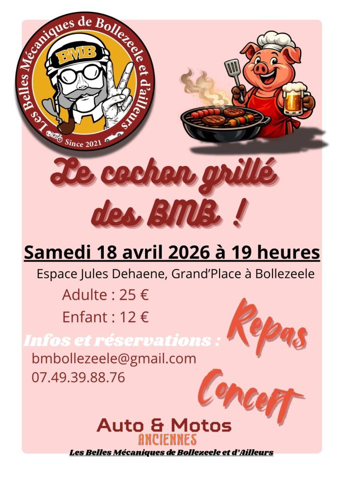 Le cochon grillé des belles mecaniques