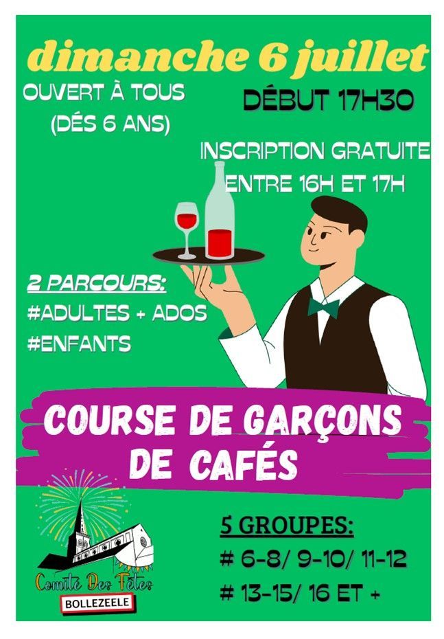 Course de garçons de café