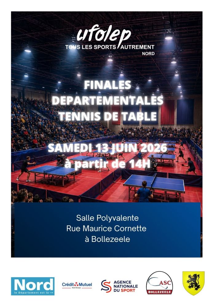 Finales Départementales de Tennis de Table
